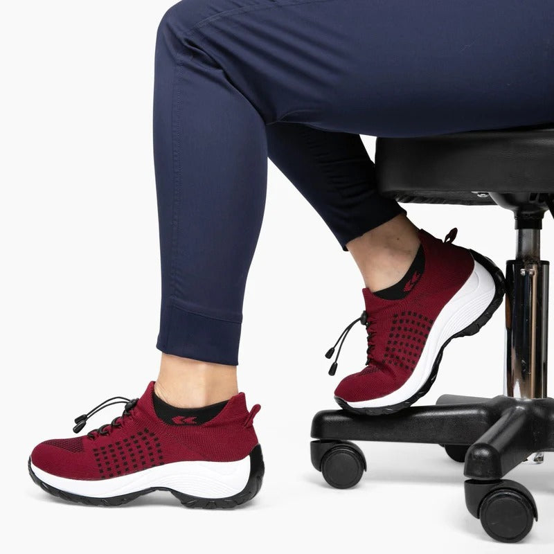 Orthopedic Walking Shoes | Wide Toe Box | Arch Support | Plantar Fasciitis Heel Pain Relief | Pedivia Ortho Stretch